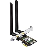 OKN WiFi 6E AX5400 PCIe WiFi Card for Desktop PC (Intel AX210) Bluetooth 5.3, WPA3, 802.11AXE Tri Band Wireless Adapter with 