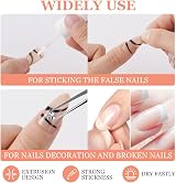LOPHE 3Pcs Extra Strong Nail Glue with Brush 7g Bond Adhesive for Acrylic Nails view 3