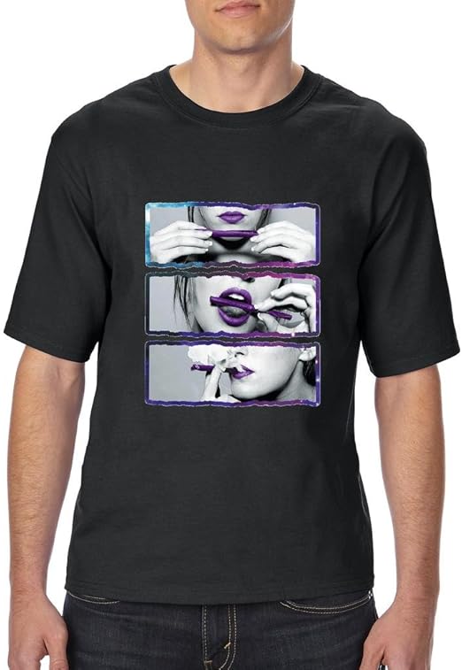 Azul Tees Weed Blunt Galaxy 420 Cannabis Marihuana Pot Fumador Regalos