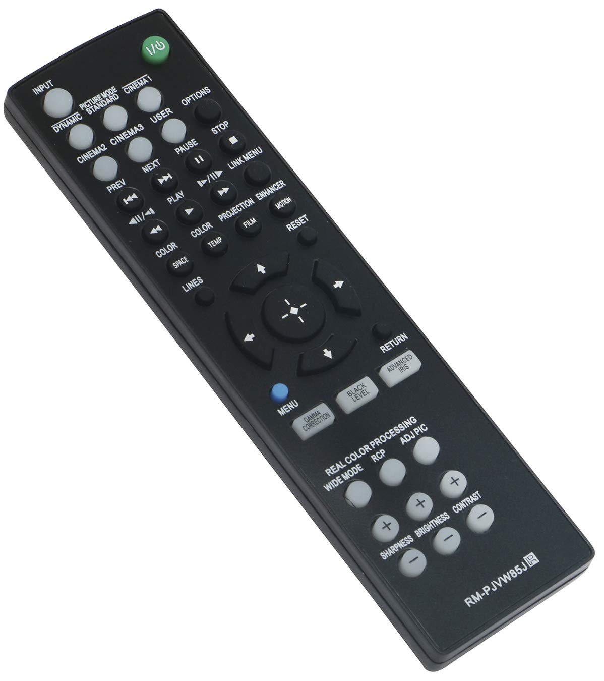 VINABTY RM-PJVW85J Replacement Remote Control Fit for Sony Full HD 3D Home Cinema Projector VPL-VW85 VPL-VW90ES