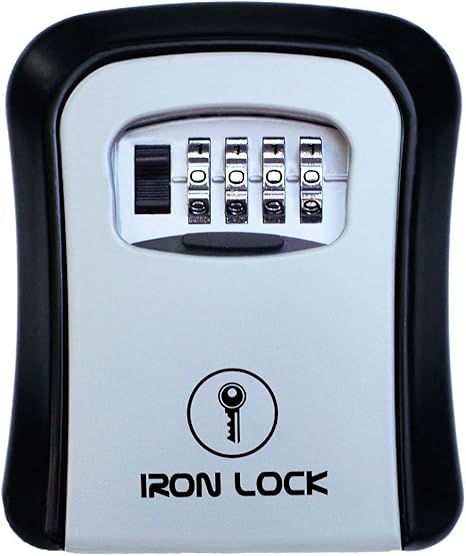 Caja de Cerradura de Cerradura de Hierro con combinación de 4 dígitos