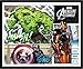 Edge Home Products Marvel Avengers Comics 3D Molded Art In 15.25in X 12.5in X 1in Shadowbox Frame, Captain America, Iron Man, Hulk