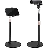 TomGear B15 All Metal Webcam Phone Desk Camera Stand 360° Swivel Holder for Webcam C960 C930e C930 C920 C920S C922x C922 Brio 4K C925e C615 and Other 1/4'' Thread Devices