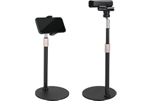 TomGear B15 All Metal Webcam Phone Desk Stand 360° Swivel Holder for Webcam C960 C930e C930 C920 C920S C922x C922 Brio 4K C92