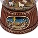 Roman Christmas Nativity 100MM Musical Snow Globe Glitterdome - Plays Tune O'Holy Night