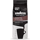 Lavazza Perfetto Ground Coffee Blend, Medium Roast, Non-GMO, 100% Arabica with Full-Bodied Taste