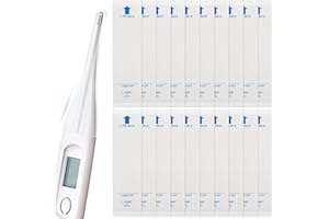 Healifty 100pcs Disposable Thermometer Protection for Digital Thermometers Safe Pe Material Easy to Use Prevents Spread