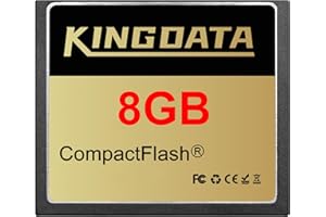 KINGDATA Compact Flash Card FAT32 8GB CF133X Type I for Equipment Vintage Digital Cameras