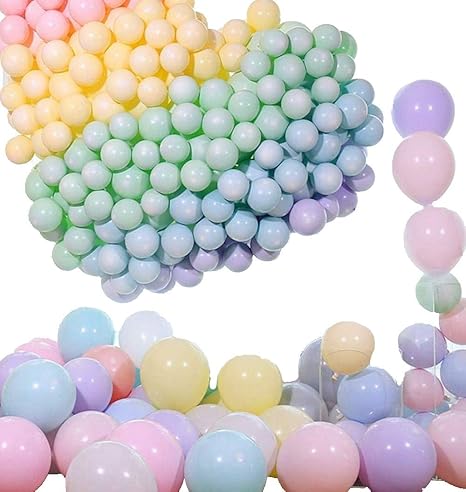Amazon バルーン 100個 マカロンカラー 風船 空気入れセット 10インチ 誕生日バルーン パーティーバルーン デコレーションバルーン 結婚祝い 誕生日会 飾り付け 風船 バルーン おもちゃ