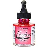 Dr. Ph. Martin's Bombay India Ink (2BY) Ink Bottle, 1.0 oz, Red, 1 Bottle