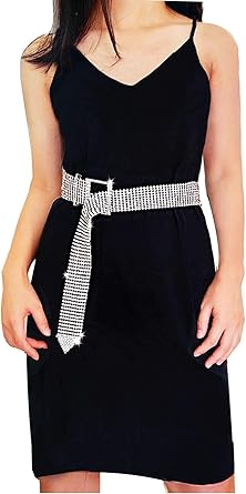 silver waist belt for dress