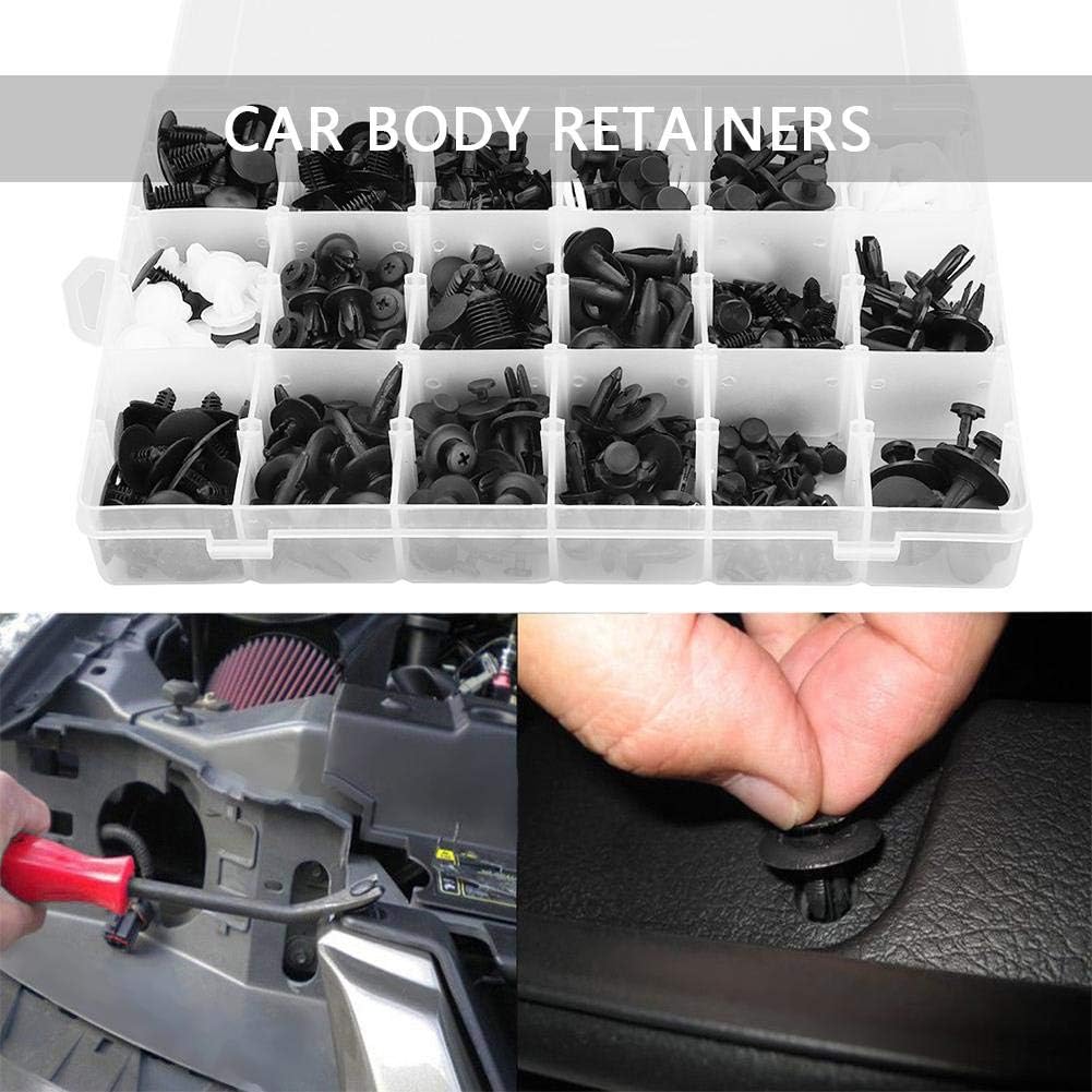 Suuonee Car Body Retainers, 415Pcs 18 Sizes Assorted Clip Trim Car Push Pin Rivet Bumper Door Panel Retainer W/Screwdriver - Image 5