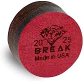 TIGER Laminated Pool Billiard BREAK CUE TIP - Super Hard - 13 or 15 mm