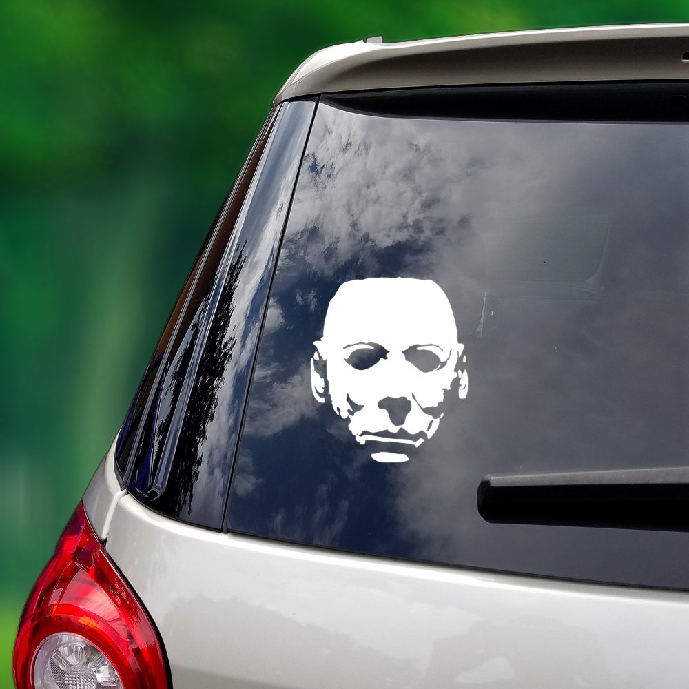 Michael Myers Mask MultiUse Vinyl Decal (Cars/Laptop