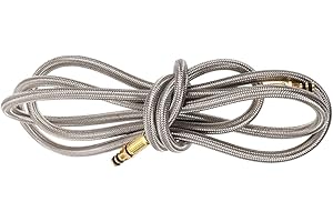 TOVINANNA Stainless Steel Burner Hose 1 Meter Replacement Tube for Camping Stove Outdoor Cooking