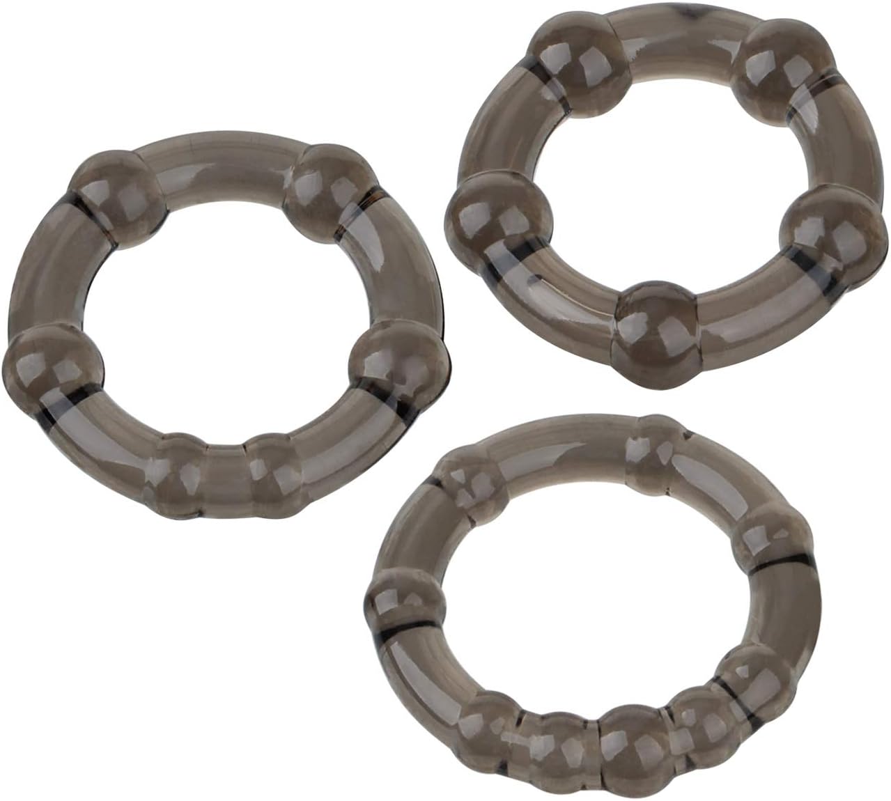 Silicone Rings Men's Exercise Resistance Bands Super Soft Elastic NB17 (Brown) (Brown)