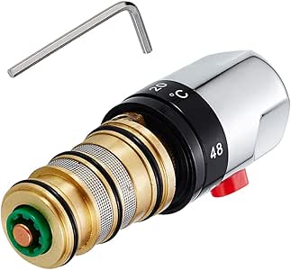 Grifo Mezclador termostático de Baño Manija de Válvula para ducha