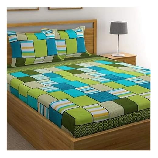 Polycotton Double bedsheets with Pillow Covers