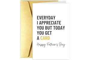 Obbyidk Funny Father's Day Card, Hilarious Fathers Day Card, Happy Father's Day Card, But Today You Get A Card
