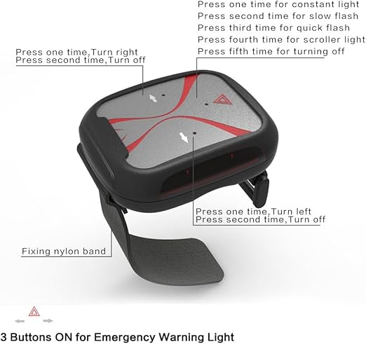 belladeal bicycle tail light