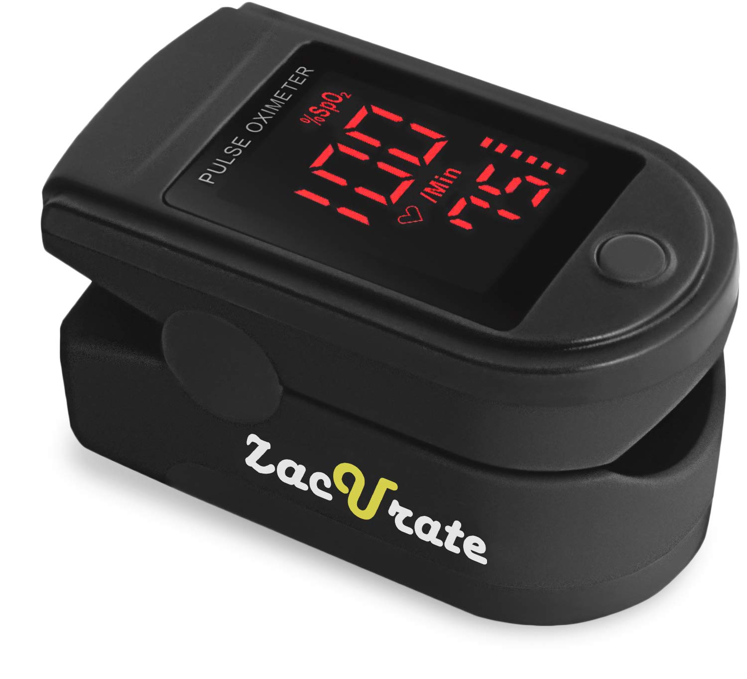 Cms 500Dl Generation 2 Fingertip Pulse Oximeter Blood Oxygen Saturation Monitor With Silicon Cover, Batteries And Lanyard (Mystic Black) (850579006022)
