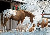 Barnyard Greetings, A 35 Piece Tray Puzzle by Cobble Hill
