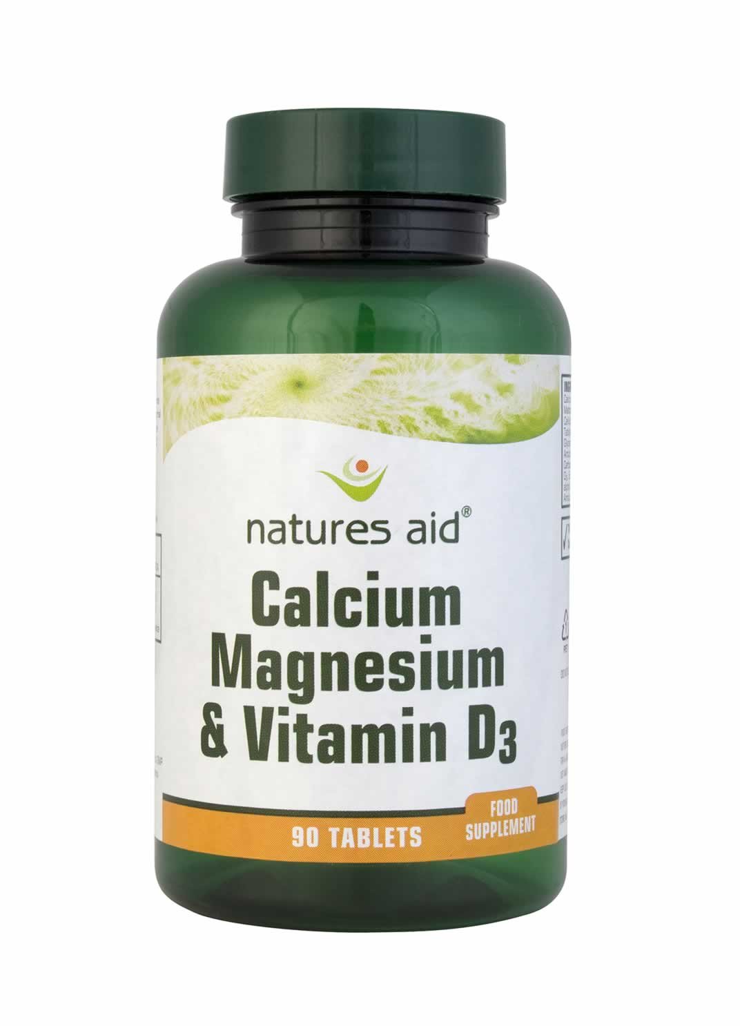 Natures Aid | Calcium Magnesium & D3 Tablets | 2 x 90s