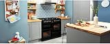 Beko KDVF100K 100cm Dual Fuel Range Cooker Black view 6