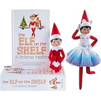 Amazon.com: The Elf on the Shelf® Blue Eyed Girl & Claus Couture ...
