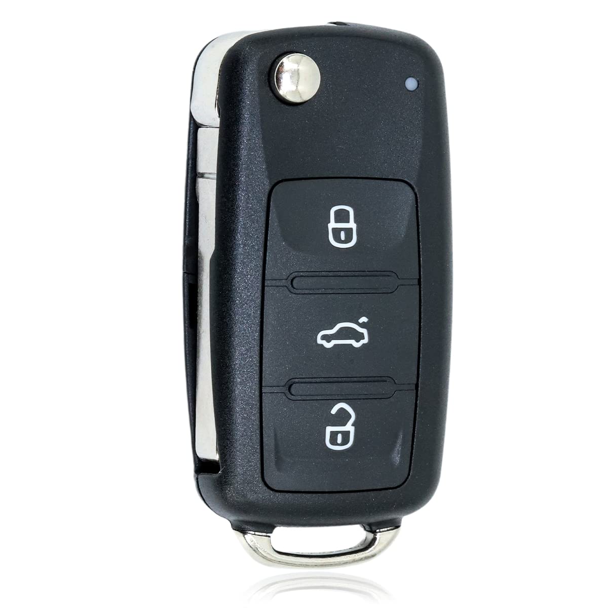 3 Button Replacement Remote Flip Key Fob Case Shell Fix Compatible With Vw Golf Mk6 Beetle Jetta Polo Skoda Sharan Seat Tiguan Touran Octavia