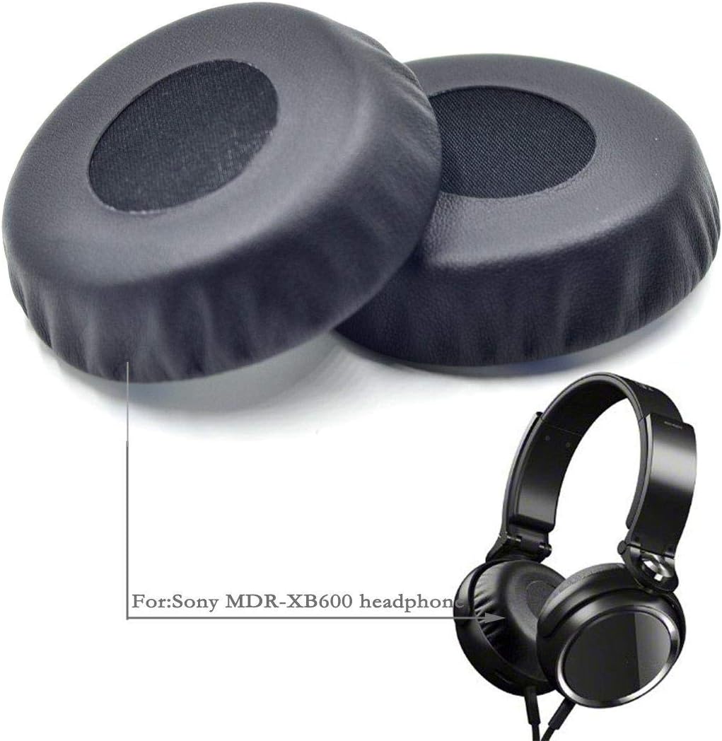 Replacement Black for Sony MDR-XB600 mdr 600 Headphone/Ear Pads/Velour/Cushion/Ear Pads/Earmuff/earpads/Cup/Pillow/Cover