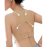 DARDOHIA Posture Bras for Women Wireless Padded Bra Back Support Brasieres