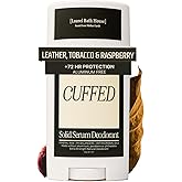LAUREL BATH HOUSE Aluminum Free Deodorant | Extra Strength 72 Hour Protection for Women & Men | With Natural Extracts, Skincare & Antimicrobial Enzymes (Leather, Tobacco, & Raspberry) (1)