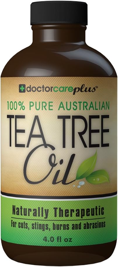Tea Tree Oil - 100% Pure ATTIA Certified, Essential Oil from Australia (4 oz) - Superior Grade Especially For: Skin Tags, Acne, Fungus, Odor, Lice, Shampoo, Antiseptic, Eczema, Cuts, Burns and