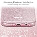 ESR for Samsung Galaxy S7 Edge Case, Luxury Glitter Sparkle Bling Designer Case [Slim Fit, Hard Back Cover] Shinning Fashion Style for Samsung Galaxy S7 Edge Case (Rose Gold)