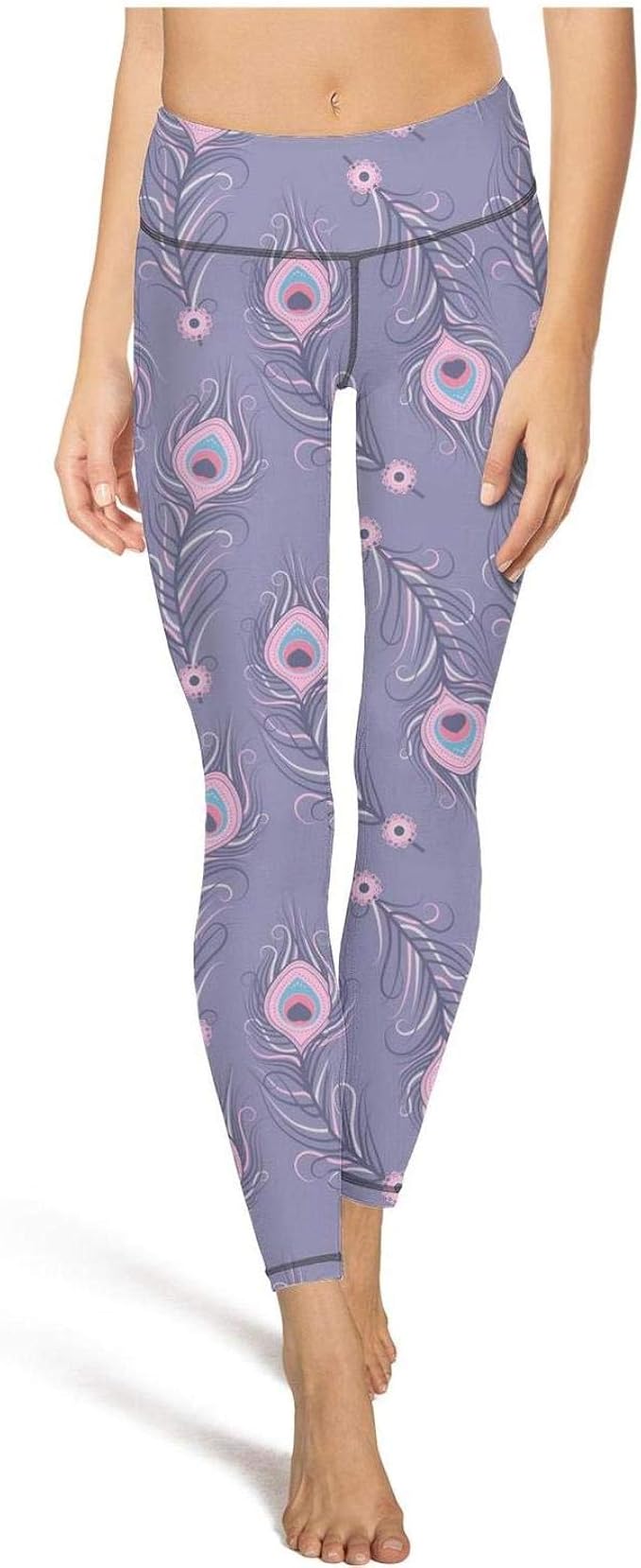 peacock yoga pants