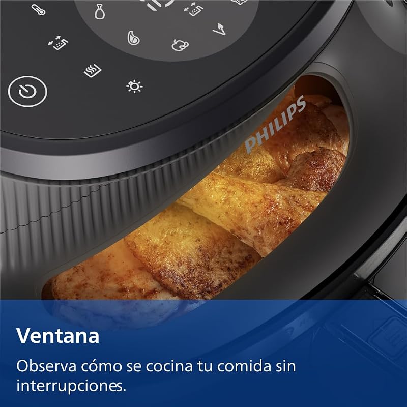 3000 Airfryer - Freidora de Aire 6,2L, 16 en 1, Táctil, Negro
