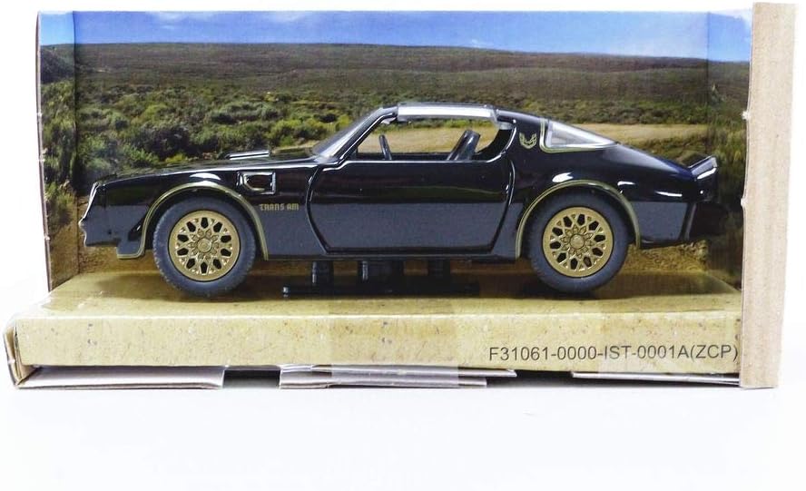 Jada 31061 Hollywood Rides 1:32 Smokey and the Bandit Firebird, Black/Gold, 4 pulgadas - Image 5