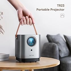 [Unique Handle Design] 2025 Upgrade Mini Projector