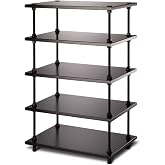 Salamander Designs A5/B Archetype Audio/Video Shelf, 5.0 - Black