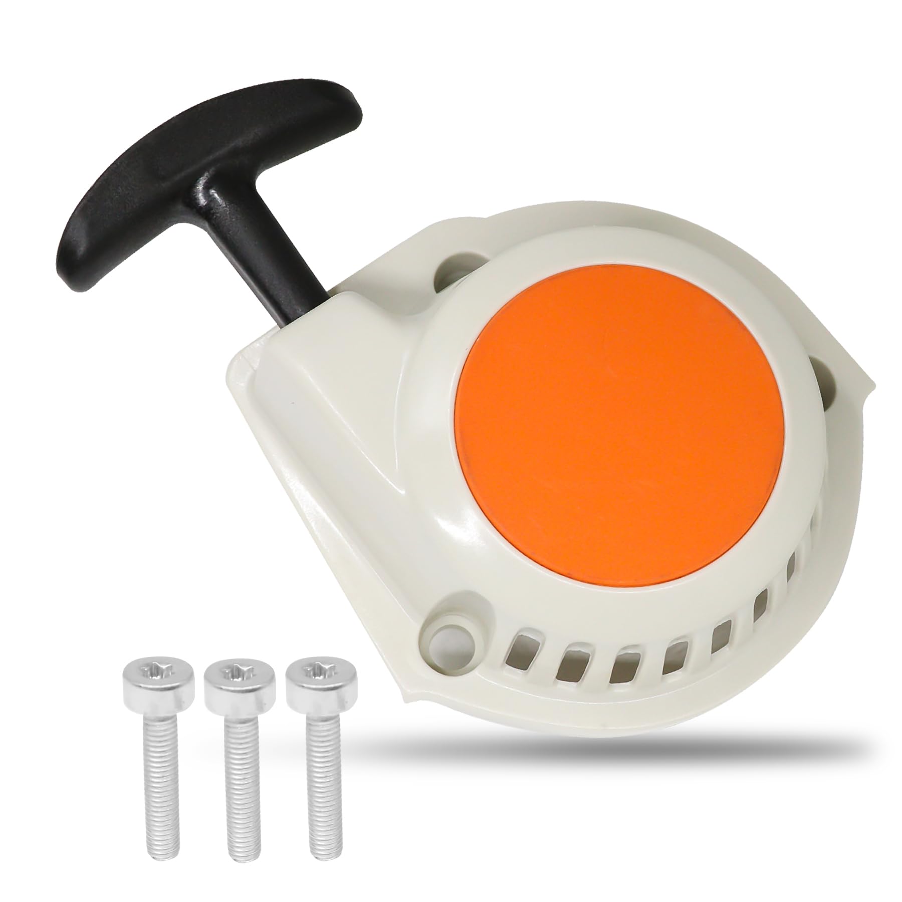 Photo 1 of 4149 190 4001 Recoil Rewind Starter Fit for Stihl FS94 FS94R KM94R HL91K HL94 HL94K KM94 HL91 FS94C FS94RC String Trimmer Replacement 4149-190-4001, with 3 Screws