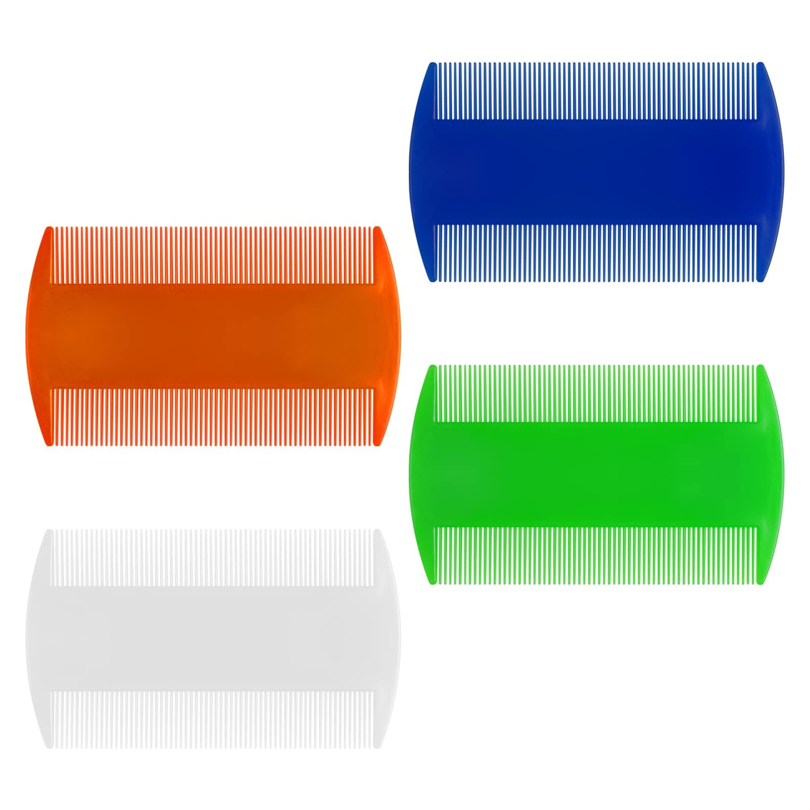Photo 1 of 4 Pack Double sided Flea Comb,for Cats and Dogs