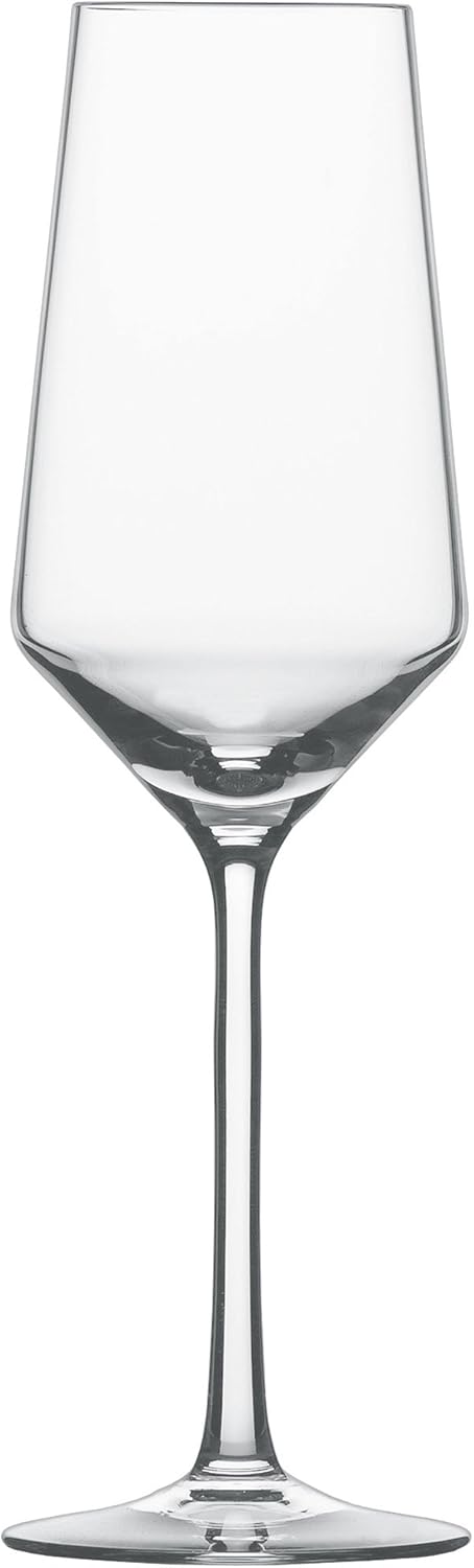 Schott Zwiesel 112418 Serie Pure 6-teiliges Champagnerglas Set, Kristallglas