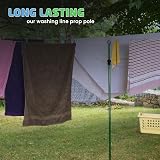 ACCURATE 2.4M Extending Washing Line Prop Pole - Heavy Duty with G Hook view 6