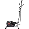 Sunny Health & Fitness Magnetic Elliptical Machine with LCD Performance Monitor, Pulse Sensor, Floor Stabilizers, Low-Impact, Full Body Workout and Optional Bluetooth with Exclusive SunnyFit App