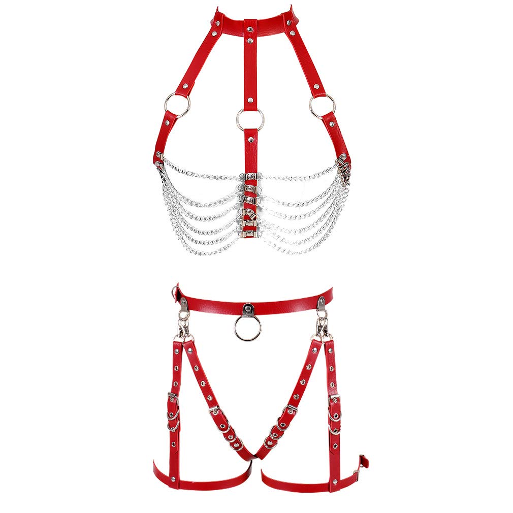 Red harness bralette Clearance