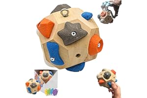 RNMCQE Boulder Block for Climbers, Finger Strengthener & Grip Trainer for Rock Climbers, Simulated Climbing Training Balls, Build Strength and Precision, Bouldering Training Tool Gift