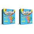 Skittles Singles To Go Tropical Variety Pack, Watertok Powdered Drink Mix, Includes 4 Flavors, Strawberry Starfruit, Mango Tangelo, Kiwi Lime, Pineapple Passionfruit, 1 Box (30 Servings) (Pack of 2)