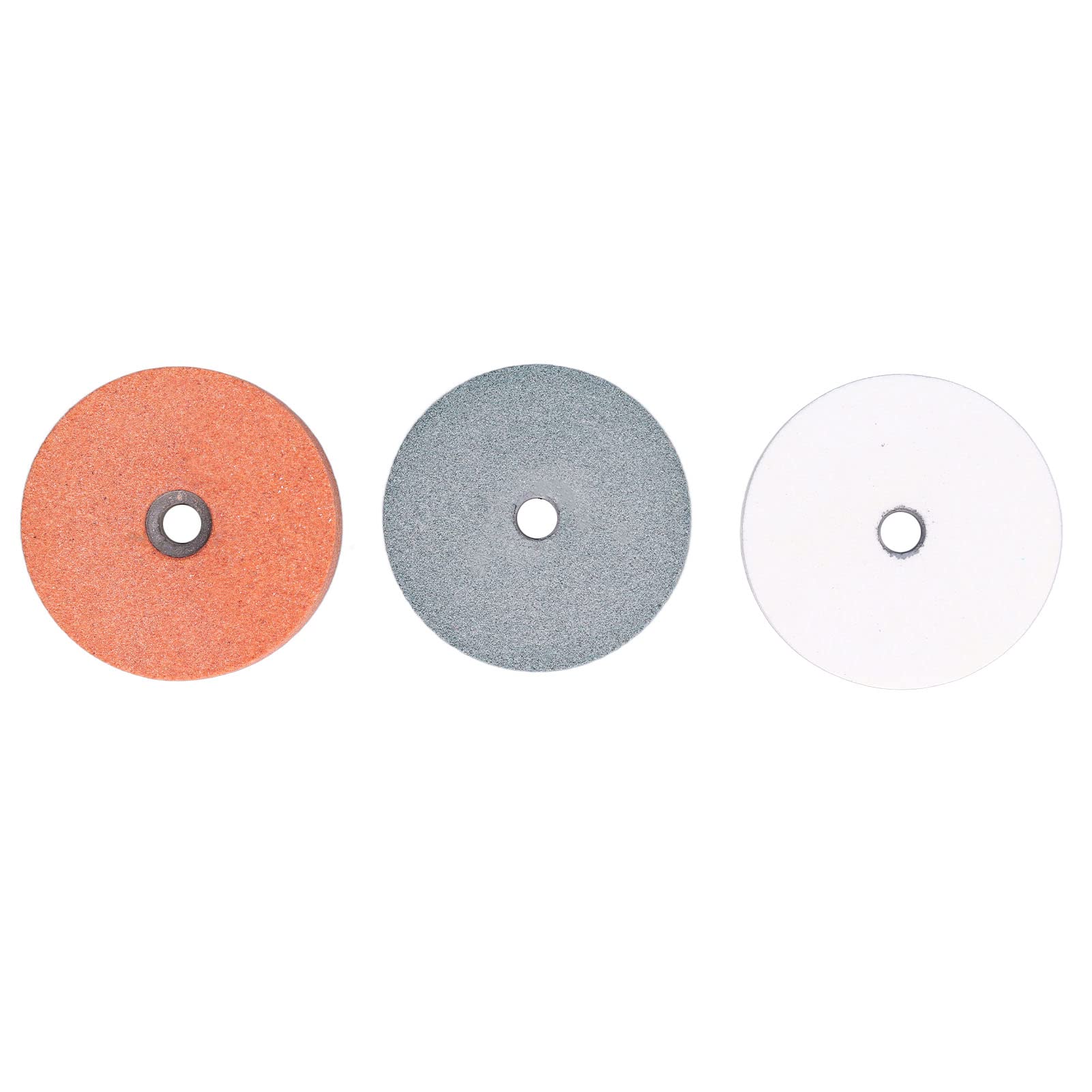 Entatial Polisher Wheels, Silicon Carbide Wide Use 10mm ID Grinding Wheel 75mm OD for Woodworking
