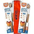 Wolf'em Marshmallow Roasting Stick - Multiple Cooking Attachments - Campfire Pie, S'More, and Hot Dog BBQ Roaster | Easy Spin Handles…